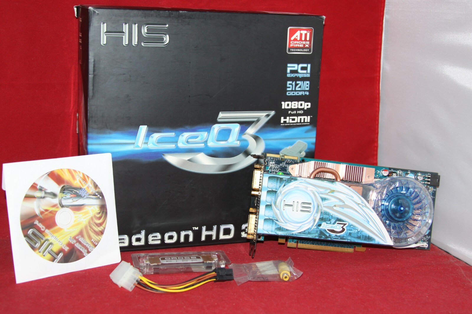 HIS IceQ 3, ATI Radeon HD 3870 512MB 256bit GDDR4, PCI Express Graphics Card