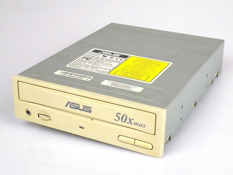 Rare: Asus CD-S500/A Internal IDE ATAPI 50x CD-ROM Drive Beige Bezel, BULK