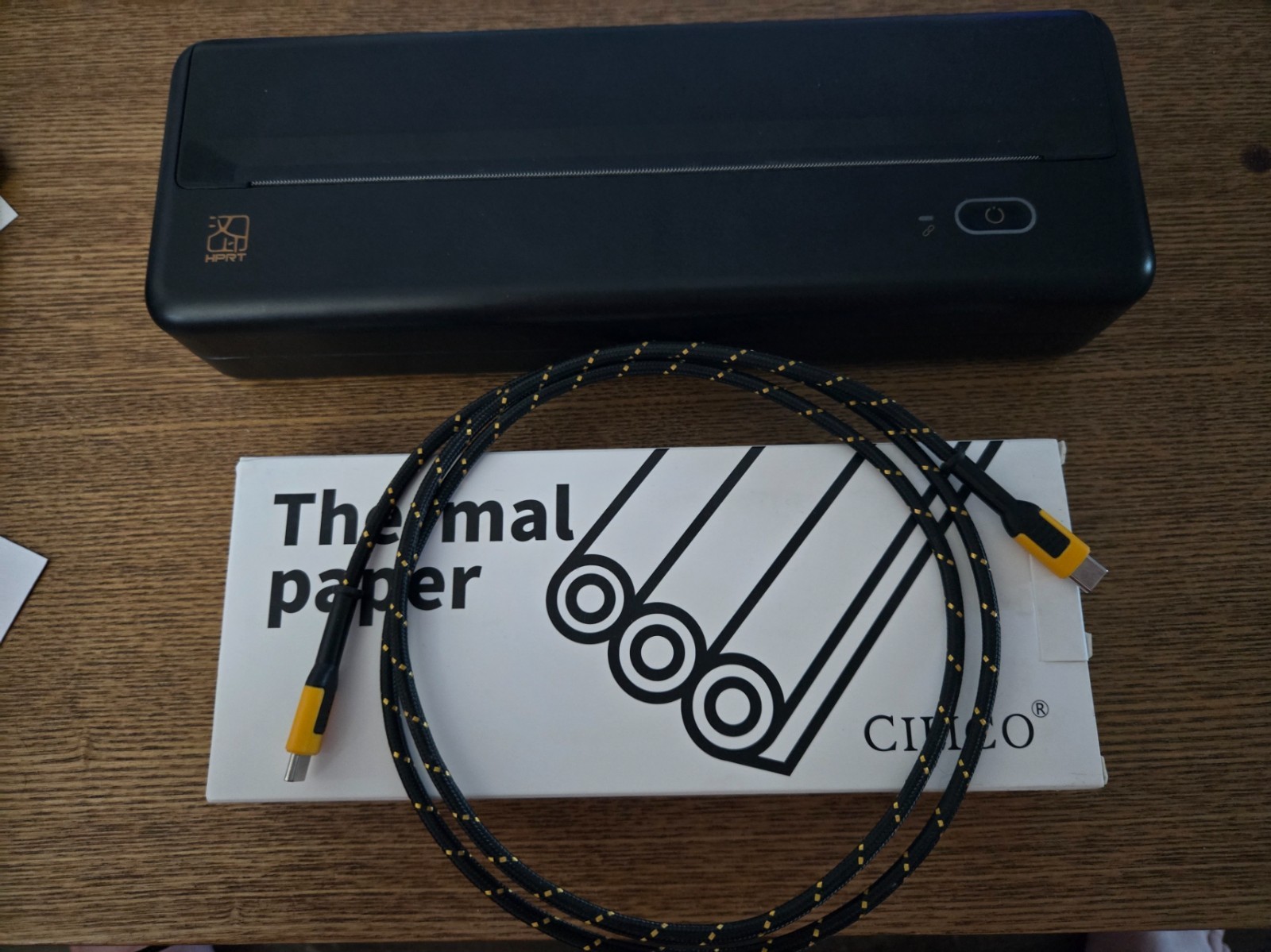 HPRT MT810 WIRELESS THERMAL PRINTER, (With 3 Rolls Of Paper)