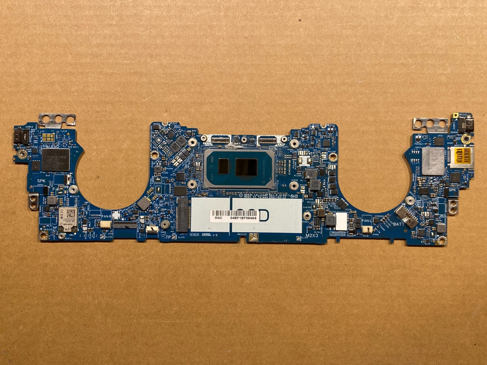 NEW Dell XPS 13 9310 Motherboard Intel i7-1195G7 16GB G0YND DXP1F FWJMY LA-J144P