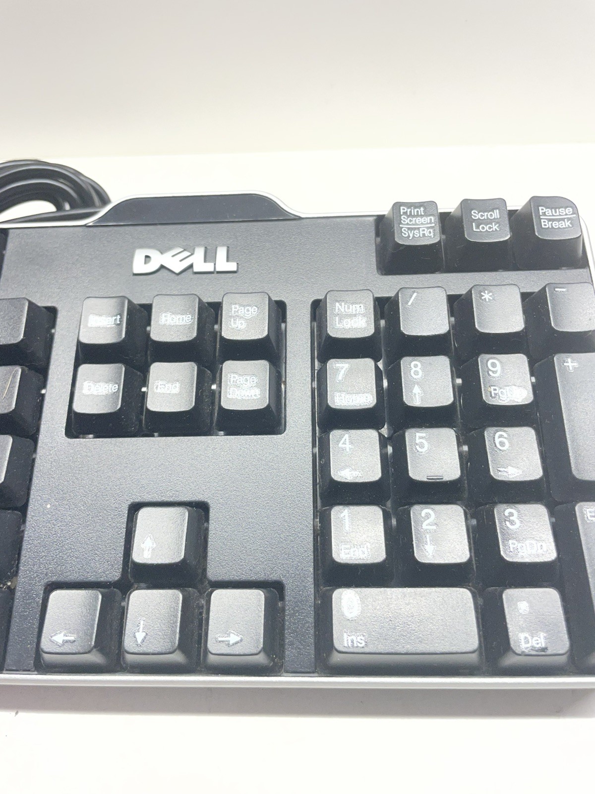 TWO (2) Dell Wired Keyboard USB Model L100 & RT7D50Mechanical 104-Keyboard