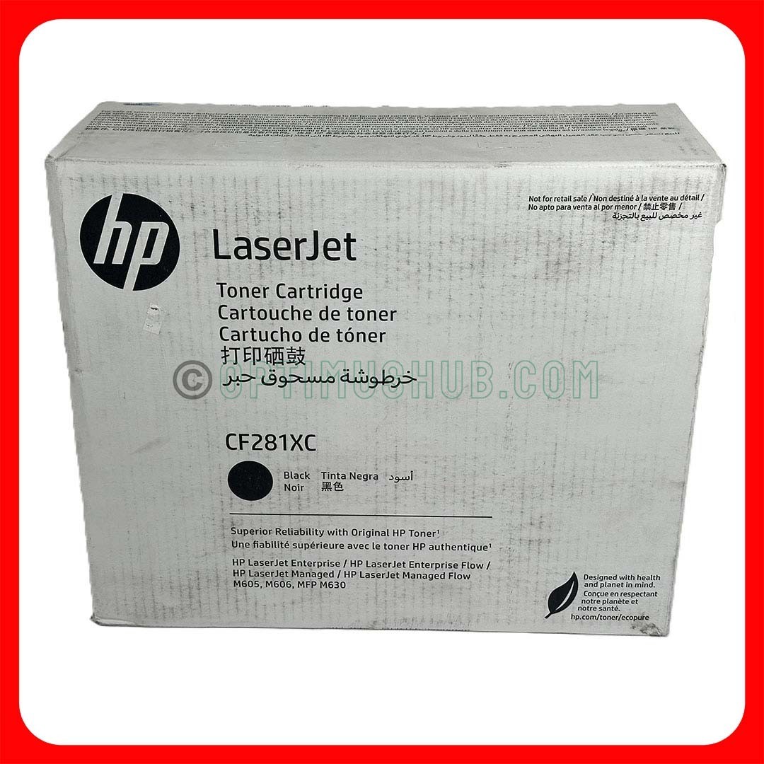 HP 81X | CF281XC | Original HP Black Toner Cartridge – High Yield