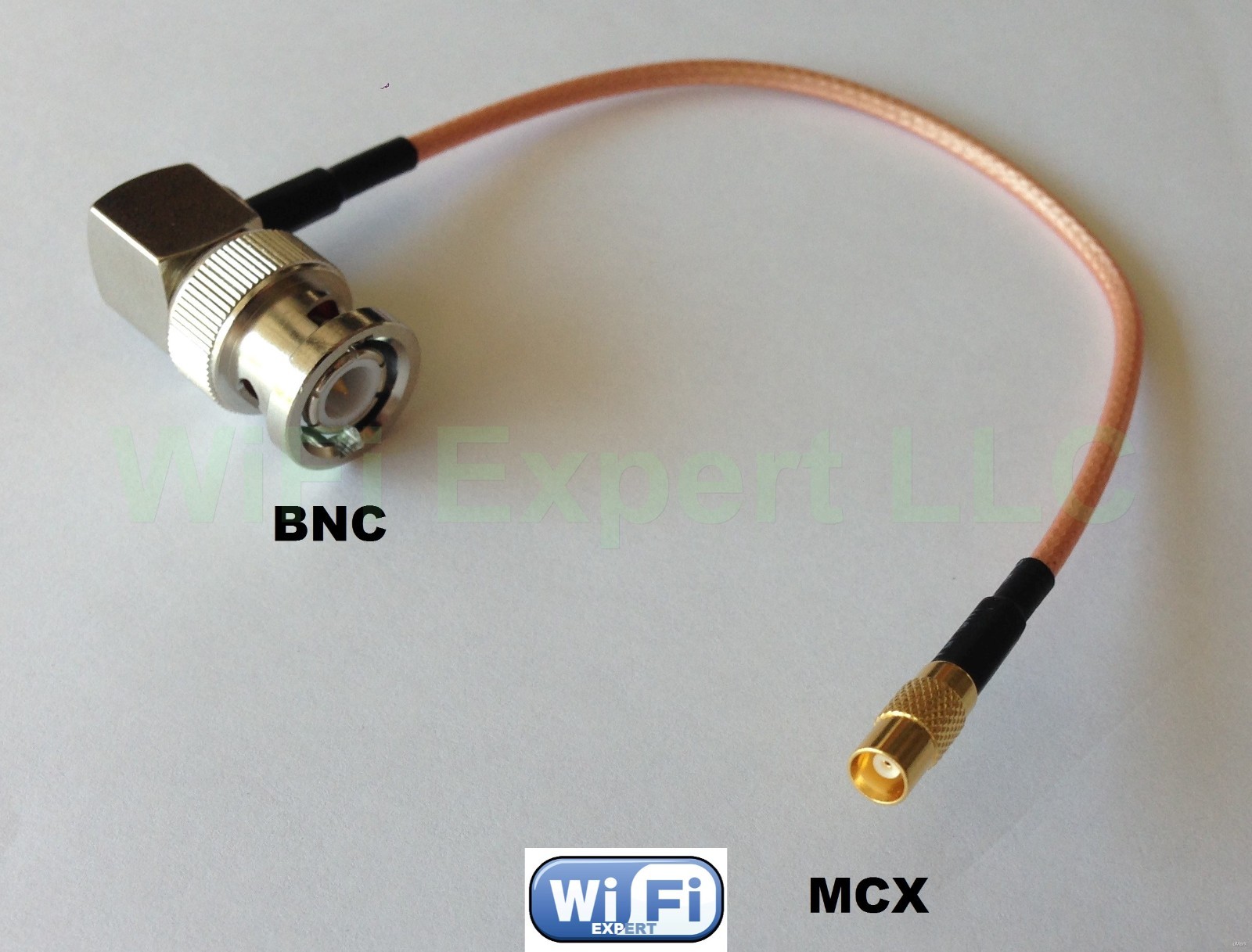 BNC Right Angle Male to MCX FEMALE RF pigtail Cable RG316/RG174 4-20in USA Asmbl