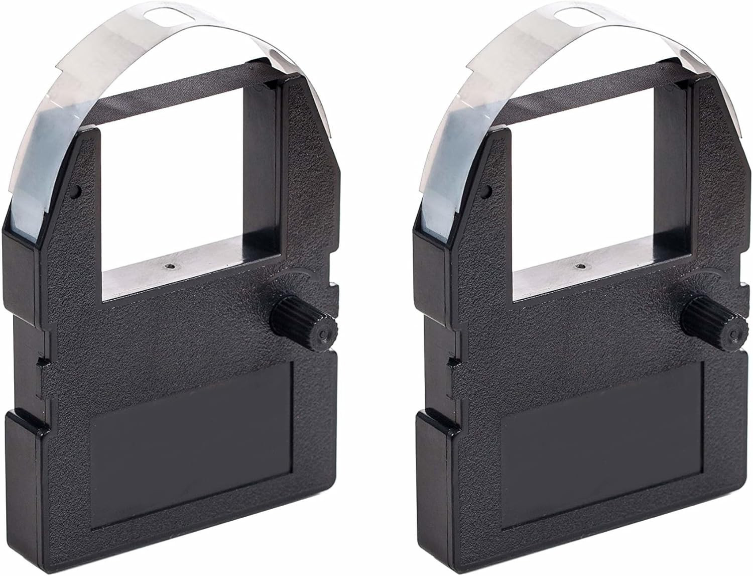 2 Pack Ribbon Cartridge Pyramid 3500 3700 4000 Time Clocks Black Ink 4000R Compa