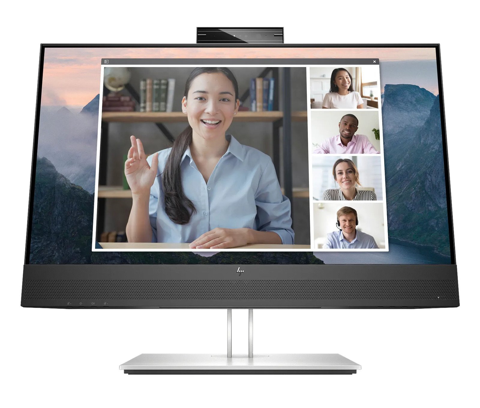 HP EliteDisplay E24mv G4 23.8" 1080p HDMI IPS Conferencing Monitor Good