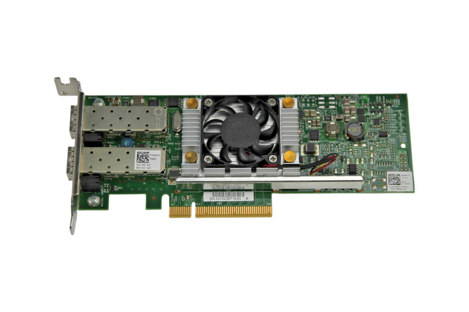 Dell Broadcom 57810S Dual Port 10GbE SFP+ PCIe Network Low Profile Y40PH