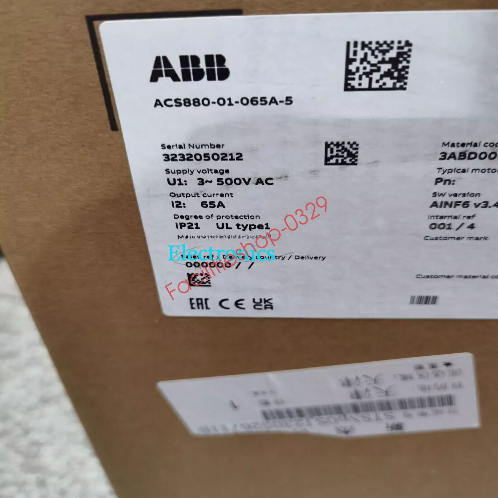 1PCS ACS880-01-065A-5 frequency converter ACS880-01-065A-5 ACS880-01-065A-5