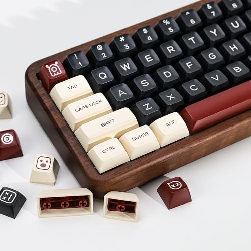 Similar to SA Profile Clone Rome PBT Double Shot Keycap Set, 160 Keys Black