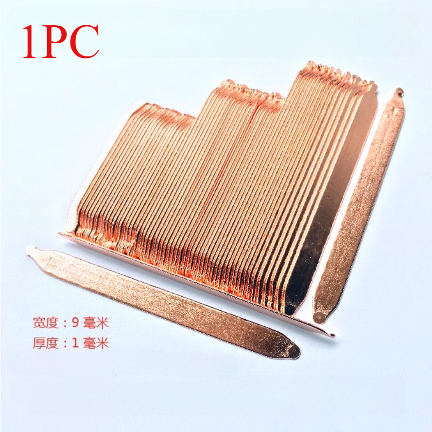 1PC length 60-200mm Flat Heat Pipe for Cooling Laptop CPU GPU Heatsink 9*1mm