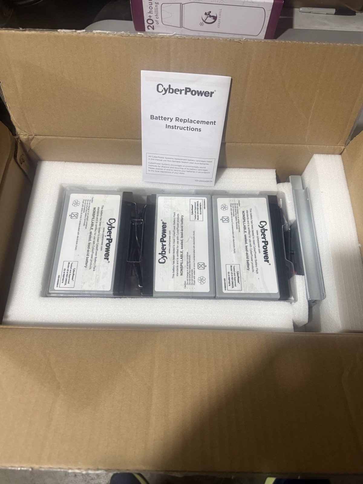 Cyberpower Systems Rb1290x3l Battery Kit - 9000 Mah - 12 V Dc - Sealed Lead Acid