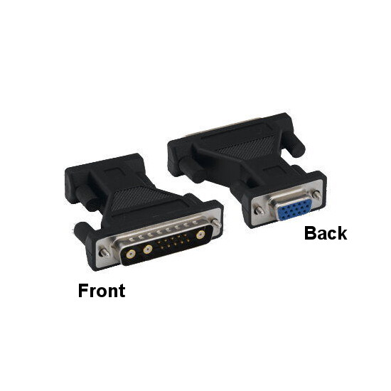 DB-13W3 13Pin Male To HD15 15Pin Female Adapter for Sun Microsystem Computer VGA