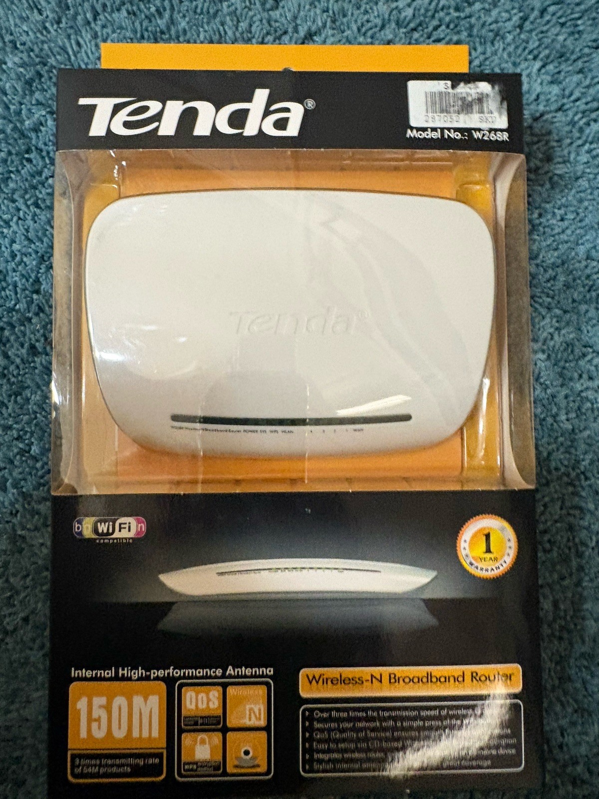 Tenda W268R 150 Mbps 4-Port Wireless N Router