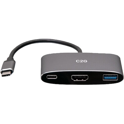NEW C2G 54460 USB-C Mini Dock with HDMI USB-A 100 USB-C Power Delivery