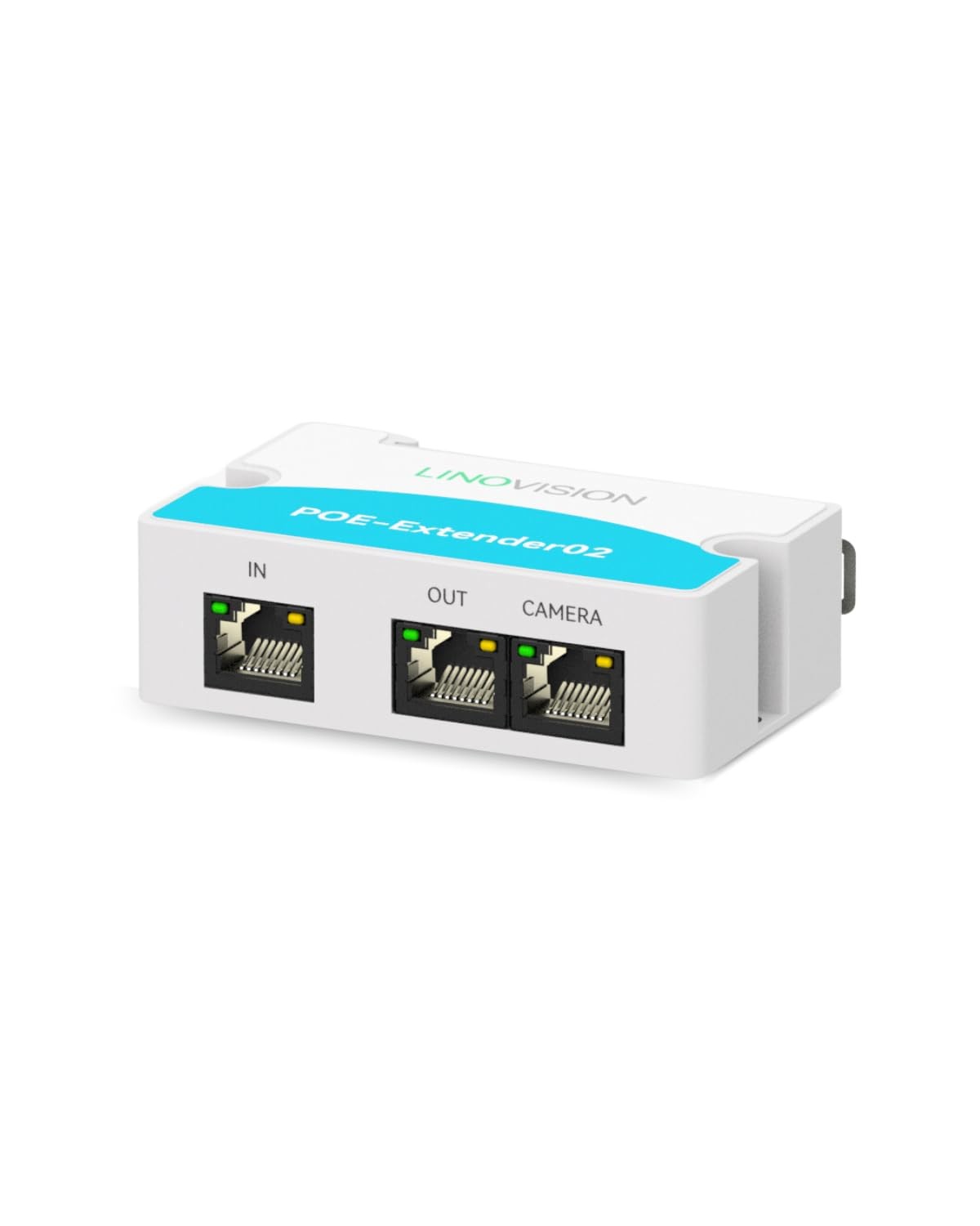 Mini 2 Port POE Extender Up to 1000ft, Power Over Ethernet Over Cat5/6 Cable,...