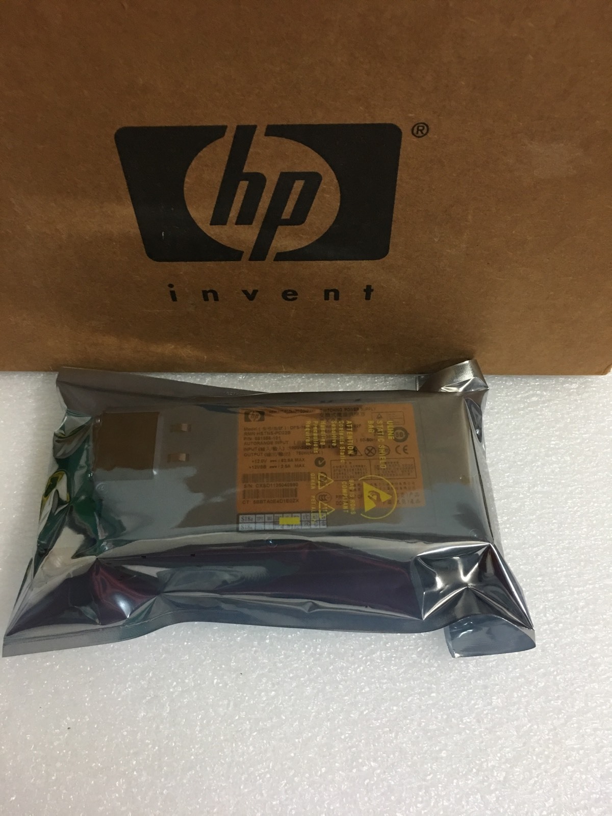 HP 593831-B21 591554-001 599383-001 750W CS platinum power supply G6 G7