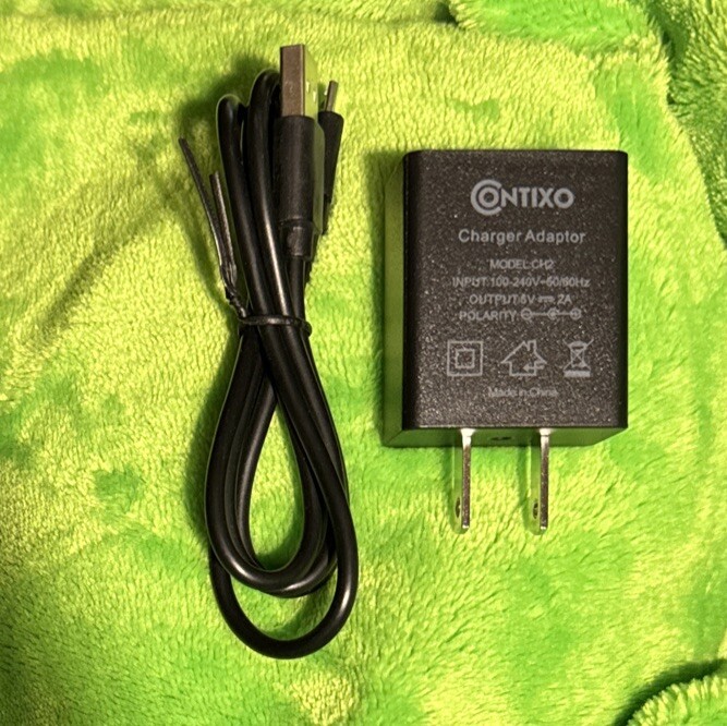 Contixo Wall Charger Model CH2 Input 100-240V Output 5V 2A USB-Micro-B BRAND NEW