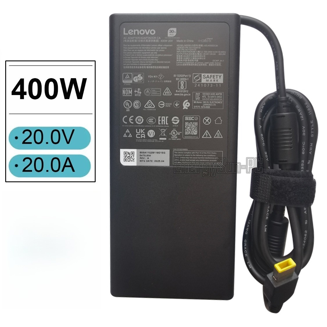 ADL400SDC3A ADL400SCC3A for LENOVO Legion Pro 7i Gen 10’s 400W Original Charger