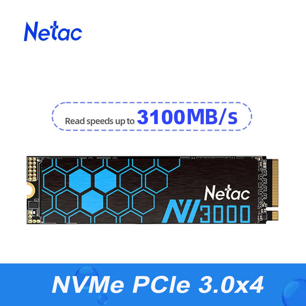 Netac 1T 500GB Solid State Drive NVMe PCIe3.0 and PCIe4.0 Internal SSD lot