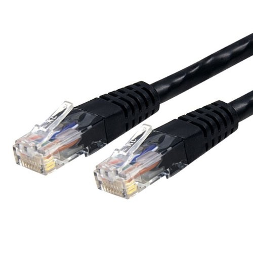 Startech IT C6PATCH3BK 3ft Cat 6 Patch Cable RJ45 M-F Black