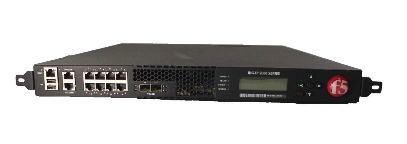 F5 Networks Big-IP 2000Series Local Traffic Manager Load Balancer Version 13.1.5