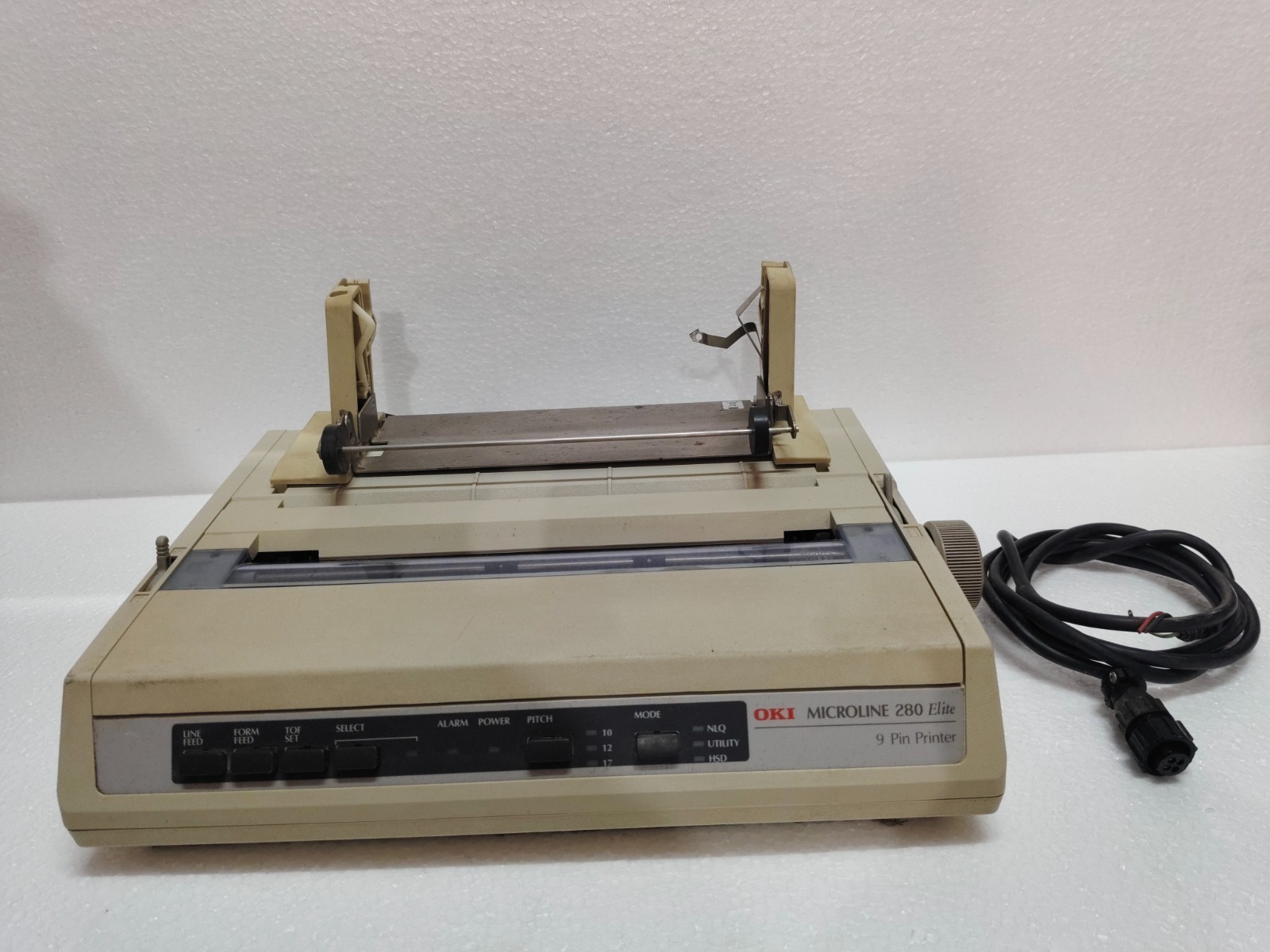 OKI Microline 280 Elite 9-Pin Dot Matrix Printer D22300C - Parallel/USB - Tested