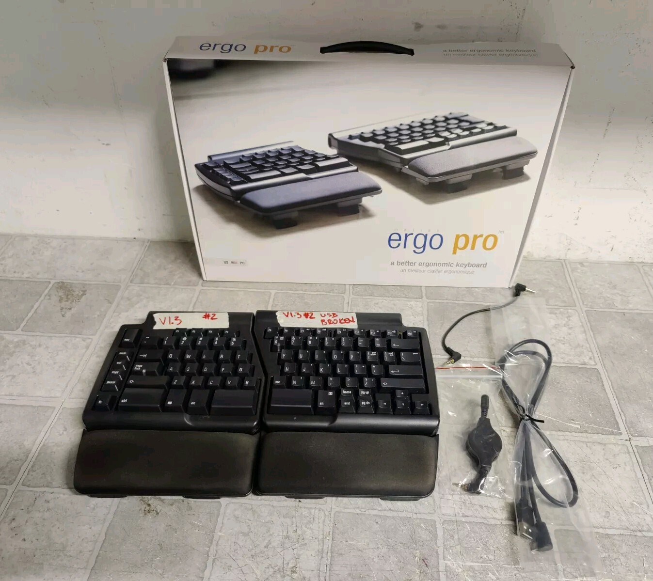 Matias Ergo Pro Keyboard FK403Q PARTS/REPAIR