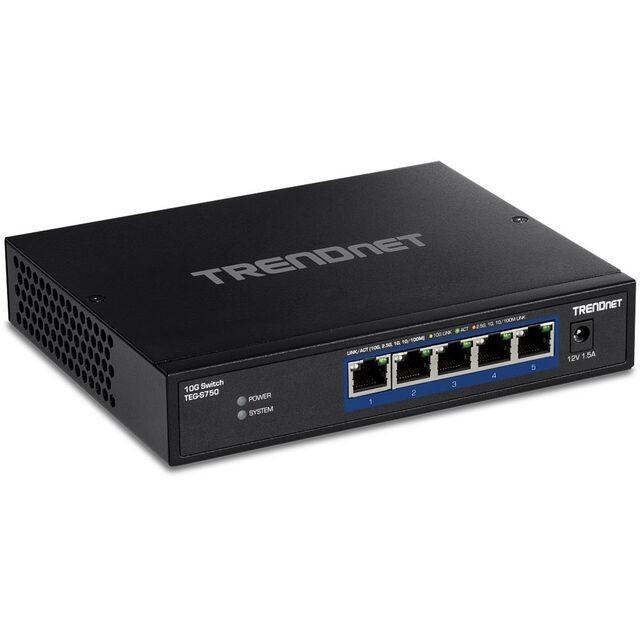 TRENDnet TEGS750 5-Port 10G Ethernet Switch