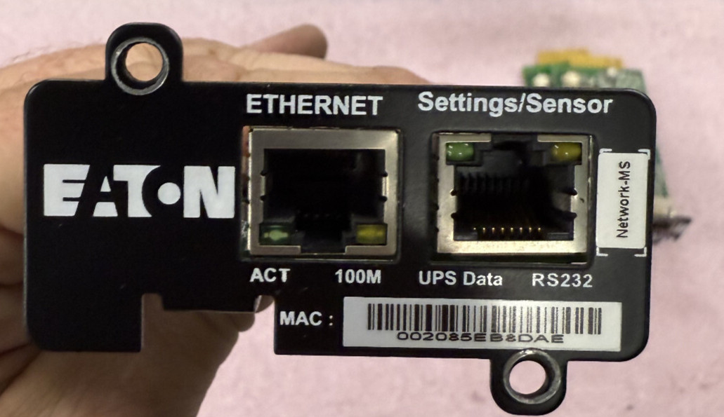 6X EATON NETWORK CARD-MS 710-00255-03P 2 port