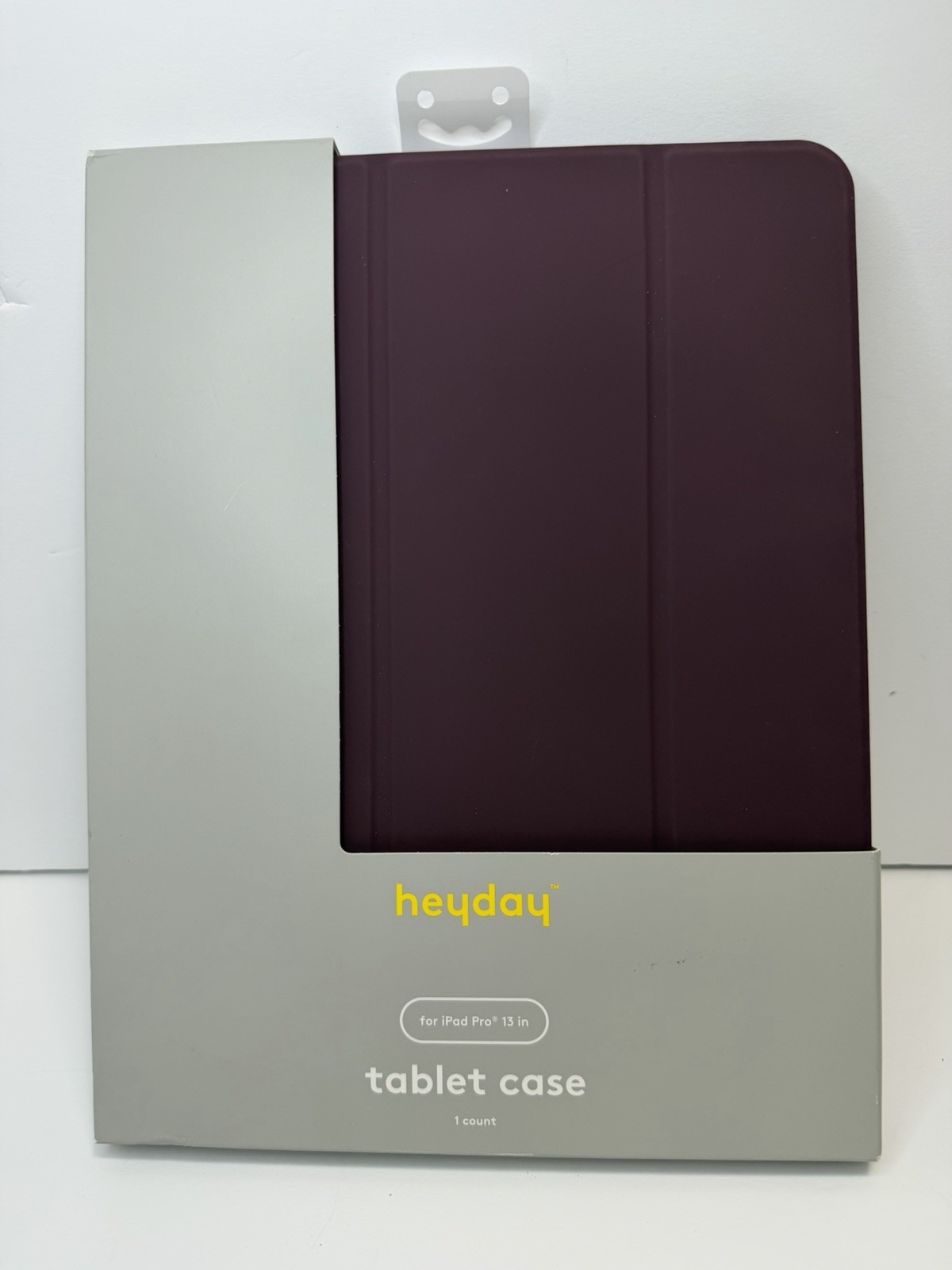 heyday Folding Folio Case Tri-Fold Stand for Apple iPad Pro 13 in Purple