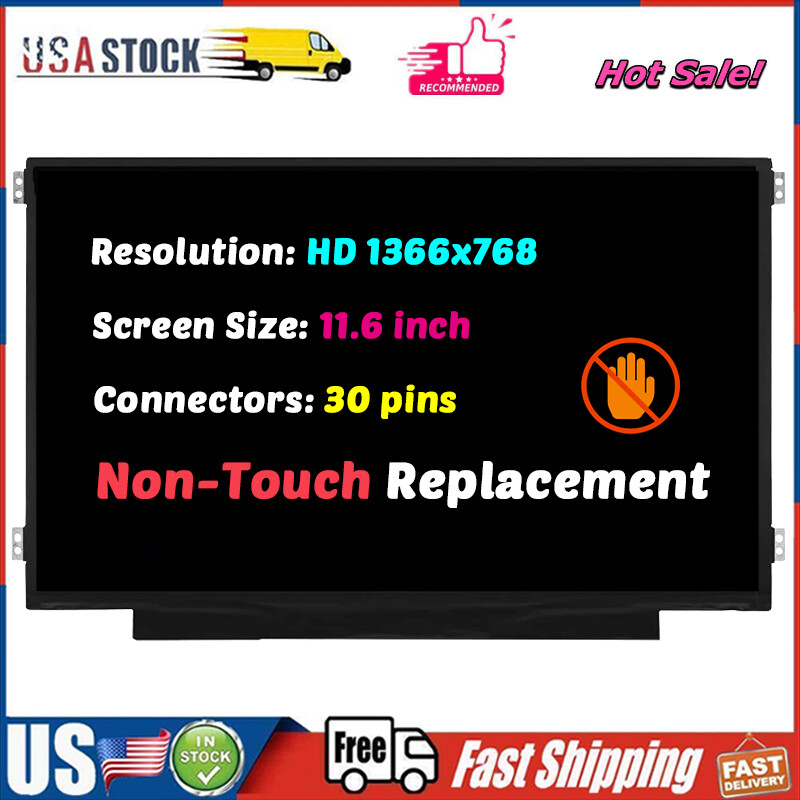 X100pcs Screen Replacement for HP Chromebook 11 G8 EE 1366x768 LCD LED Display