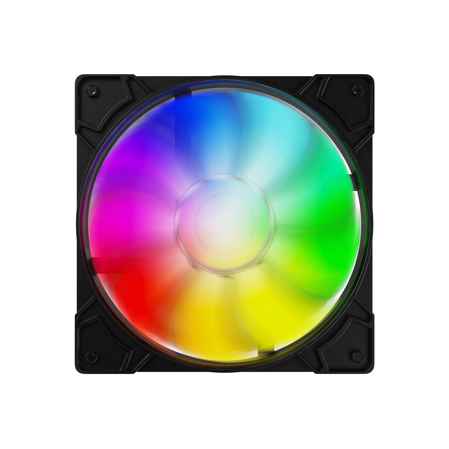 1-5 Pack RGB Cooling Fan LED Quiet PC Computer Case 120mm 4 Pin Air Cooler Fans