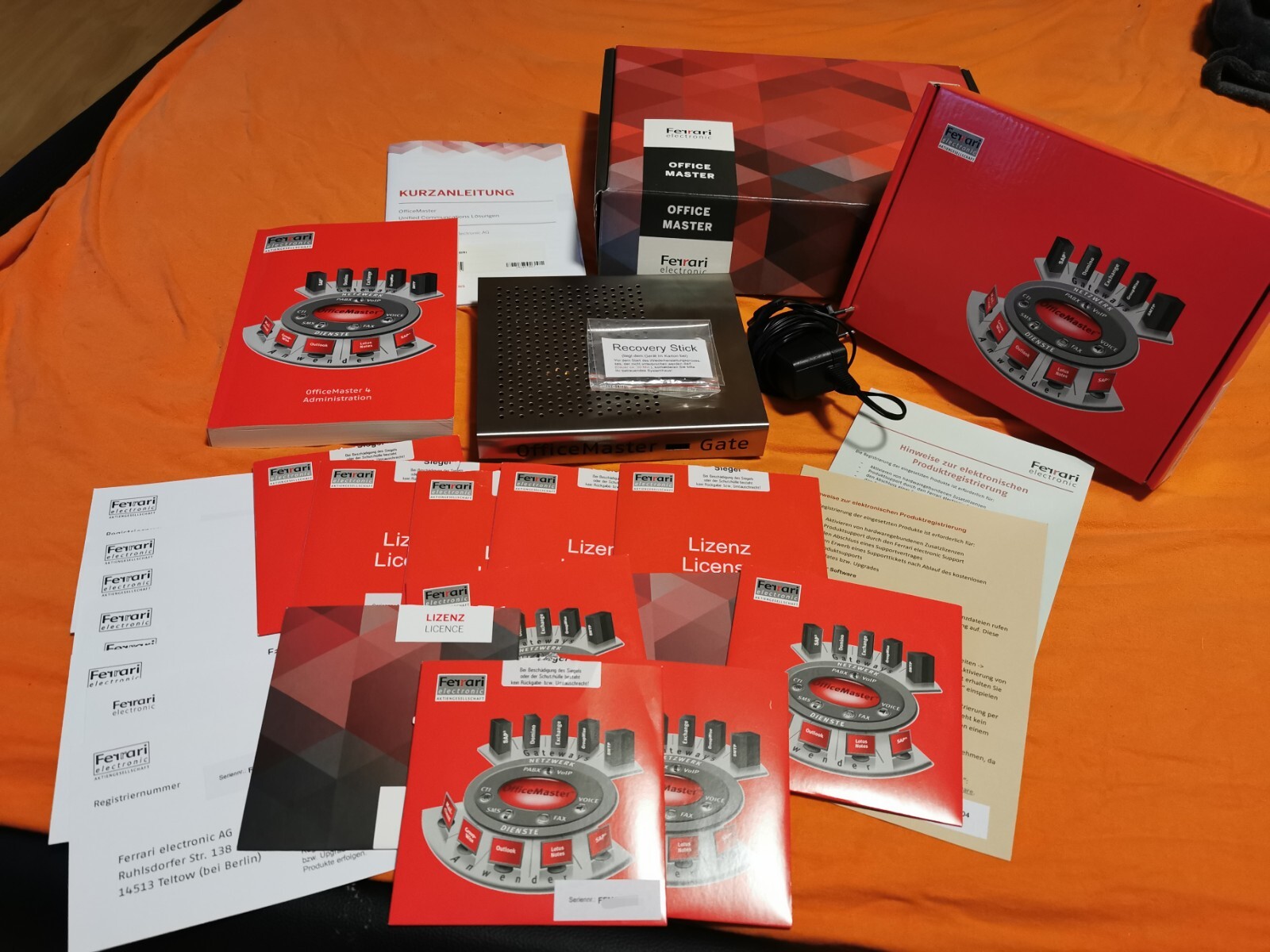 Ferrari electronic OfficeMaster Gate Gateway / incl recovery stick 