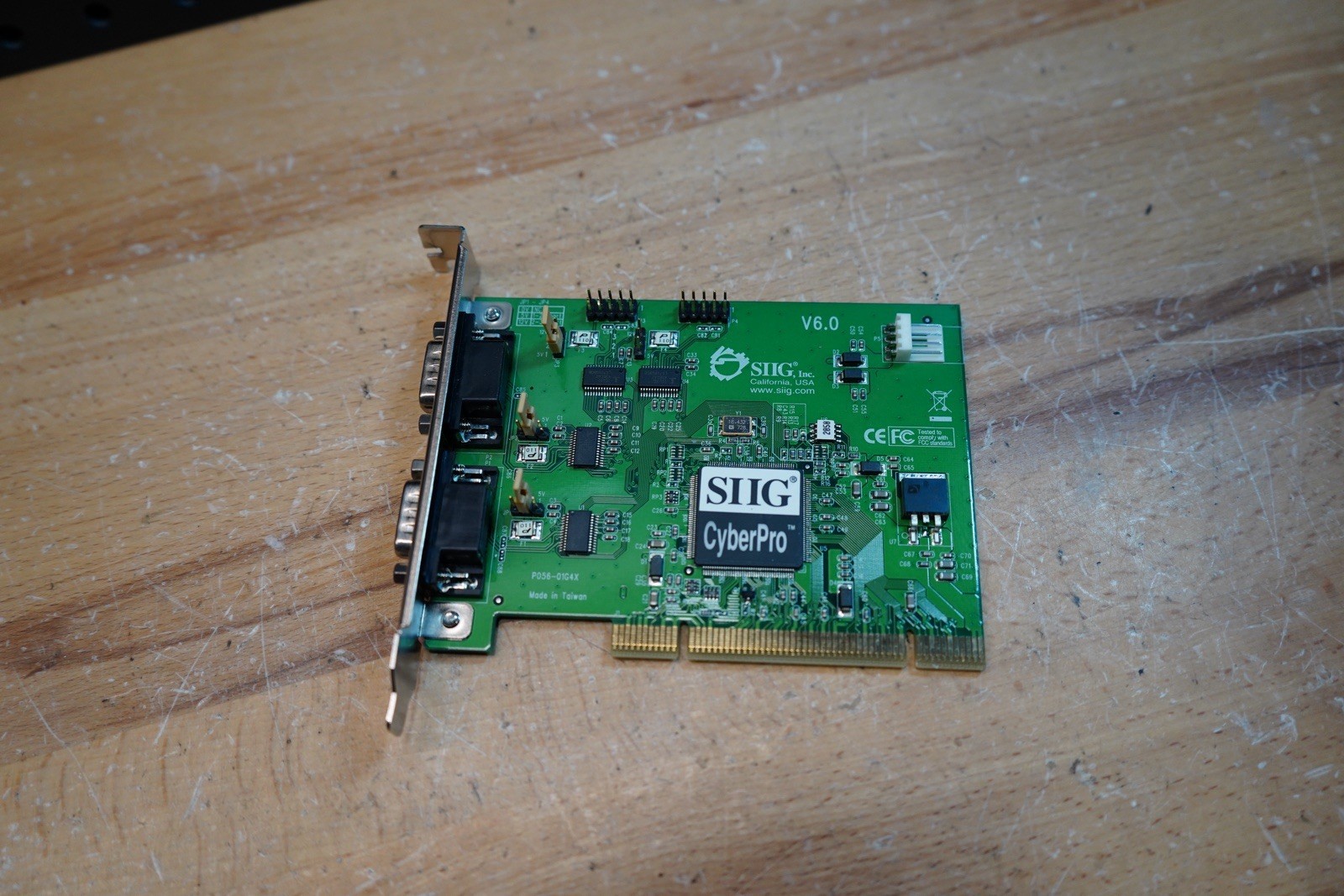 (H) SIIG CyberPro P056-01G4X PCI Serial Card