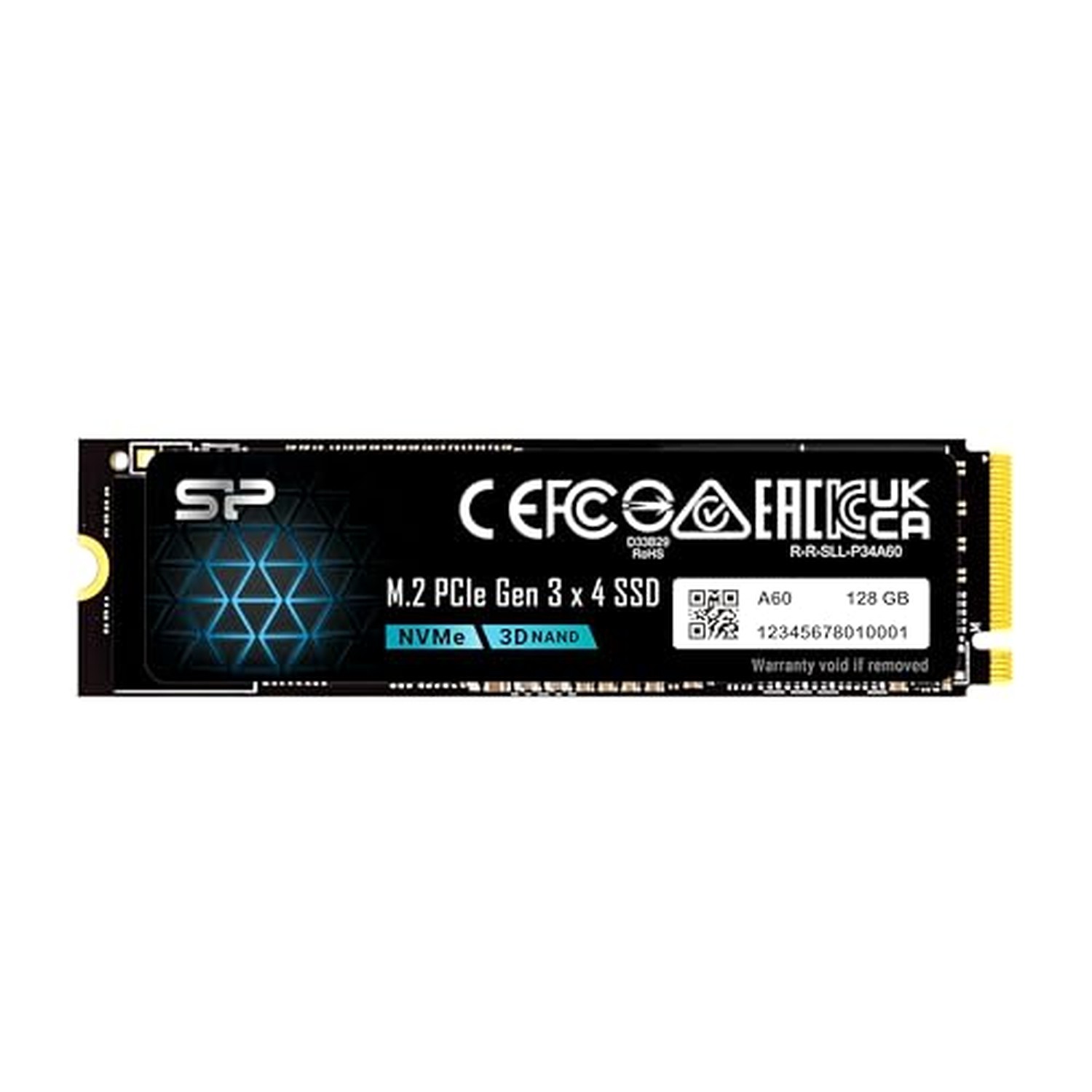 Silicon Power 128GB NVMe M.2 PCIe Gen3x4 2280 SSD (SP128GBP34A60M28)