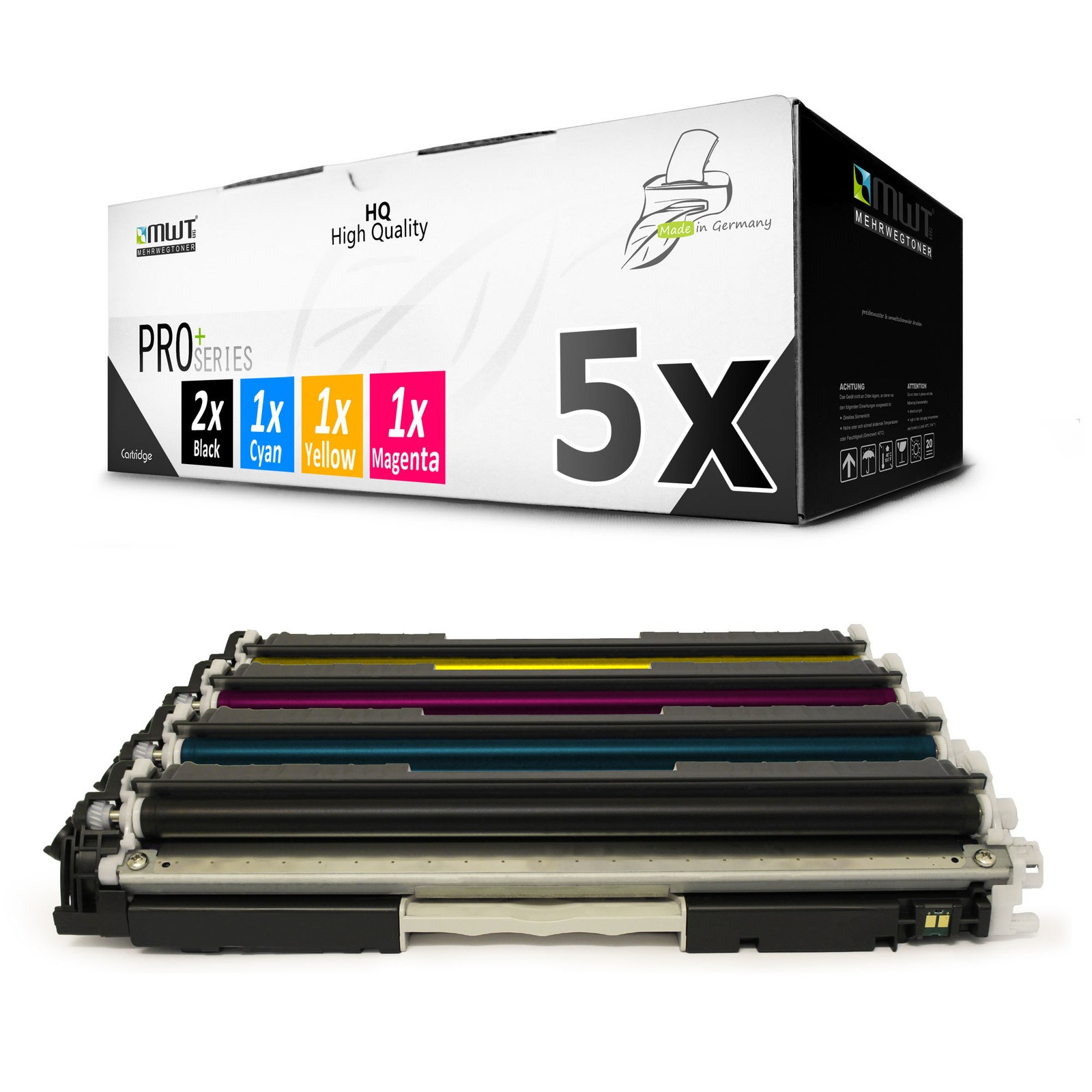 5x MWT PRO Toner Cartridge Compatible With HP LaserJet Pro 100 Color MFP M-175-b