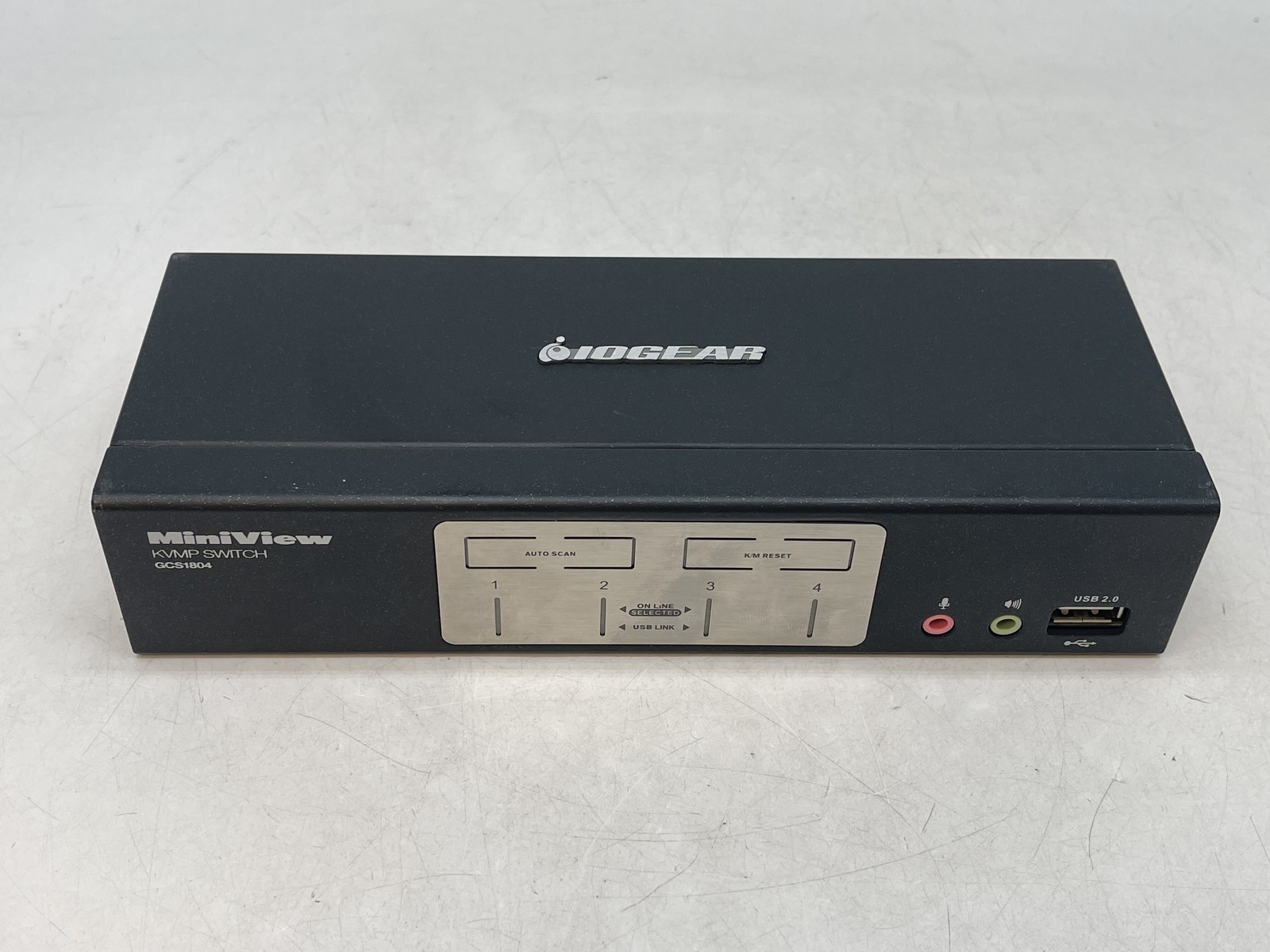 Iogear 4 Port MiniView USB VGA KVMP Switch Only GCS1804 