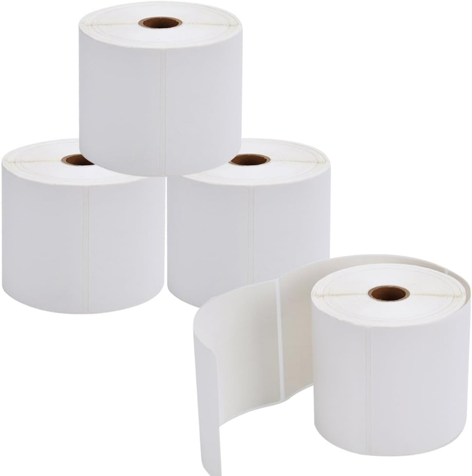 Shipping Labels 4x6 Thermal Compatible Zebra 2844 ZP-450 ZP-500 4 Rolls