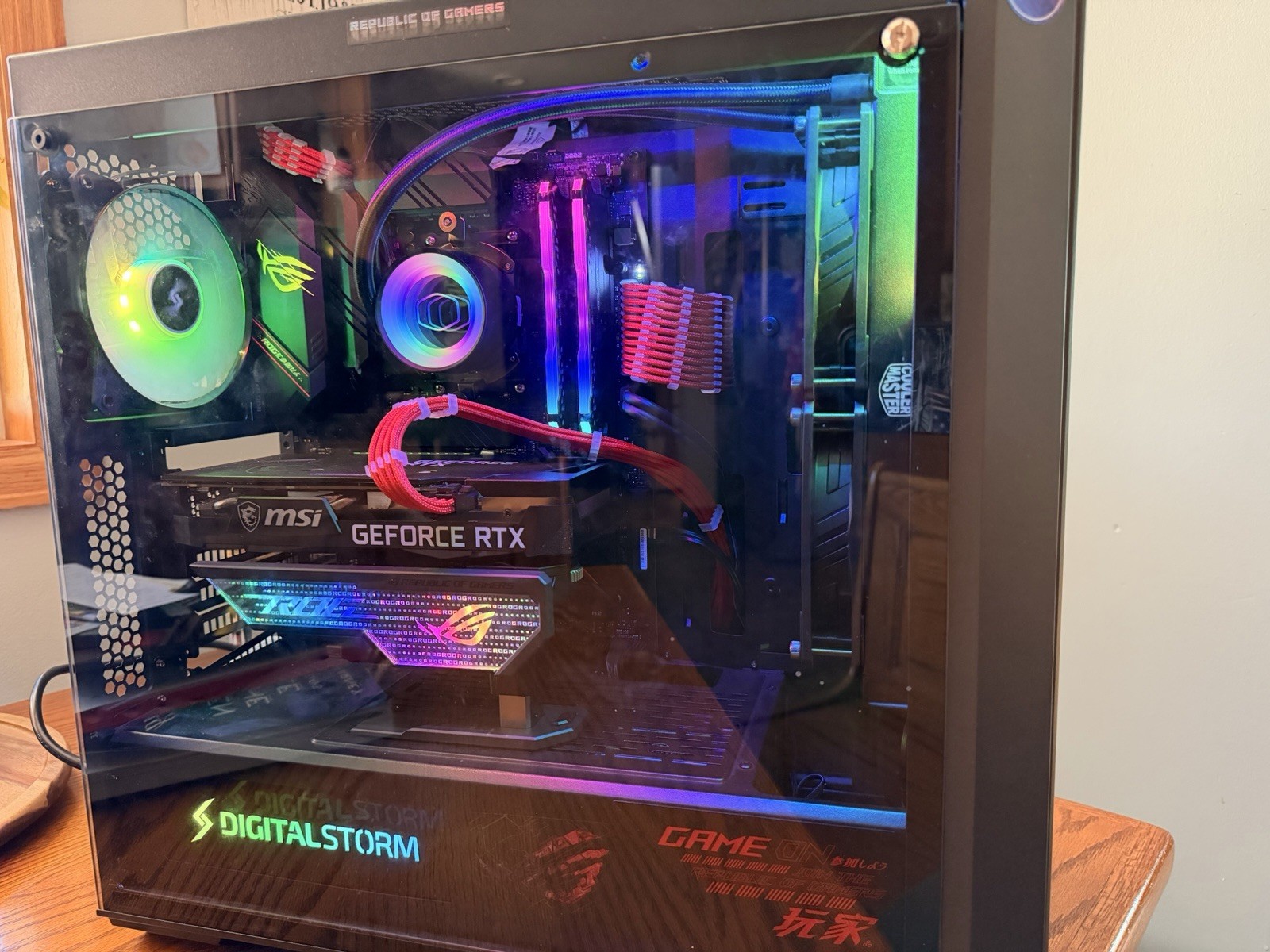 Digital Storm Gaming Desktop Tower RGB Lighting Black