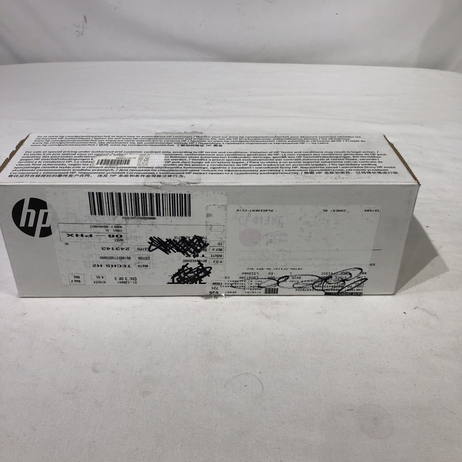 Genuine HP LaserJet CF413XC / 410X High Yield Magenta Toner for Pro MFP M377dw