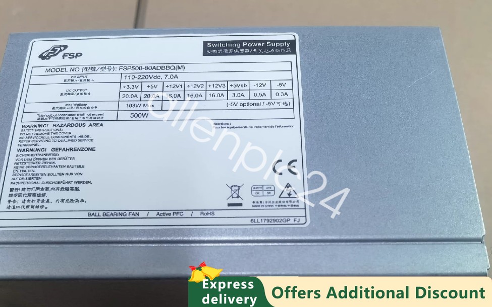 FSP500-80ADBBQ (M) 110-240V DC power supply NEW FedEx or DHL