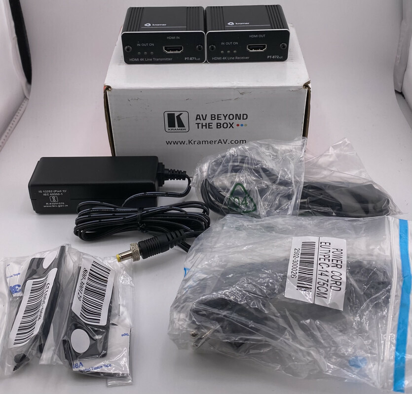 KRAMER PT-871/2XR-KIT AV TRANSMITTER & RECEIVER 50-80389390