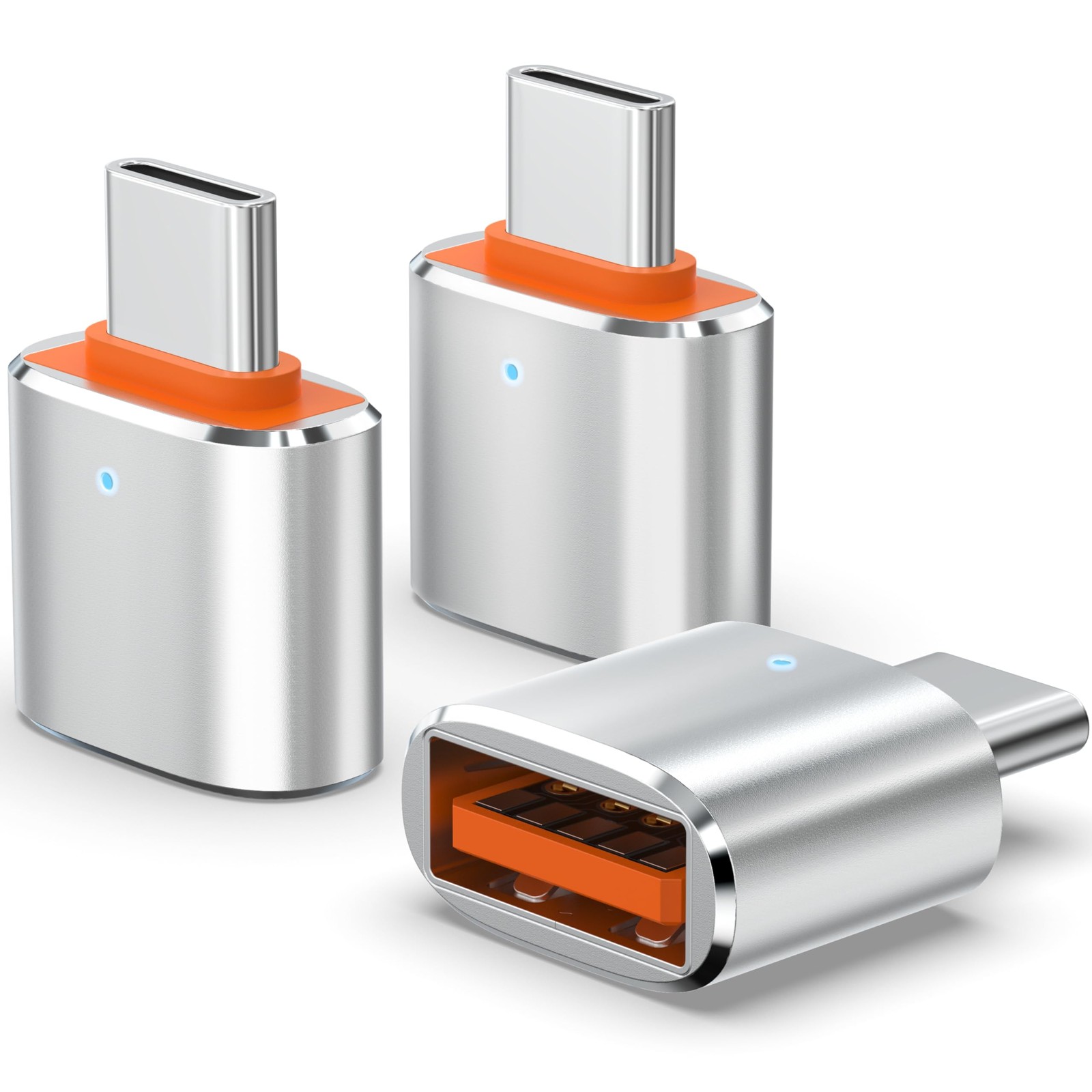 Adaptador OTG USB C macho a USB 3.0 hembra (paquete de 3)
