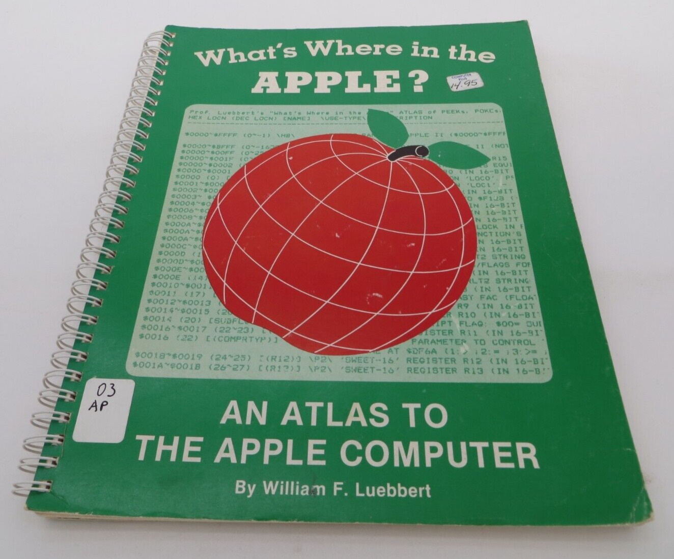 What's Where in the APPLE? An Atlas To The Apple Computer vintage 1981 book VTG