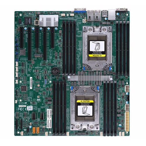 SuperMicro H11DSI-NT REV 2.0 128-core Server Dual Gigabit Ethernet For EPYC 7702