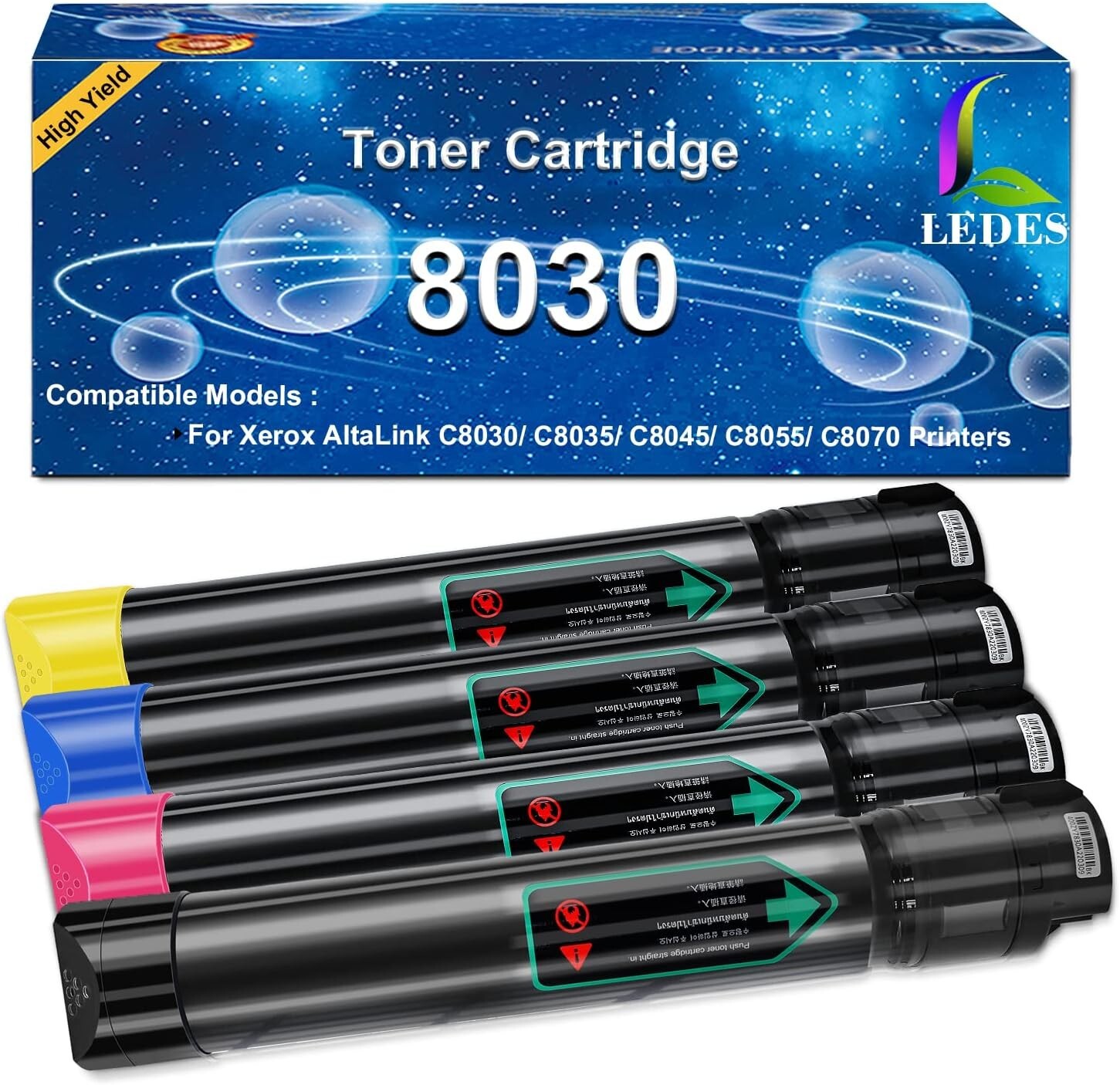 XEROX Toner Cartridge for Altalink C8030 C8035 C8045 C8055 C8070 4 Color Set