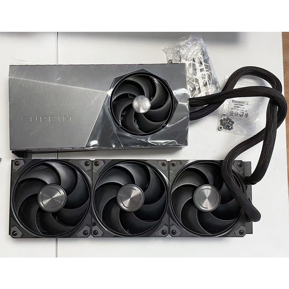 For MSI RTX5090 SUPRIM LIQUID Graphic Card Water-cooling Heatsink Cooling Fan