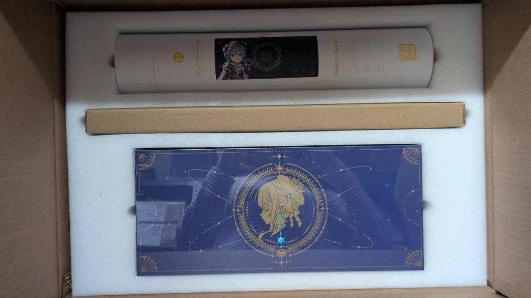 Hyte Hoshimachi Suisei Hololive Keycap + Mouse Pad w/Tapestry Limited Japan