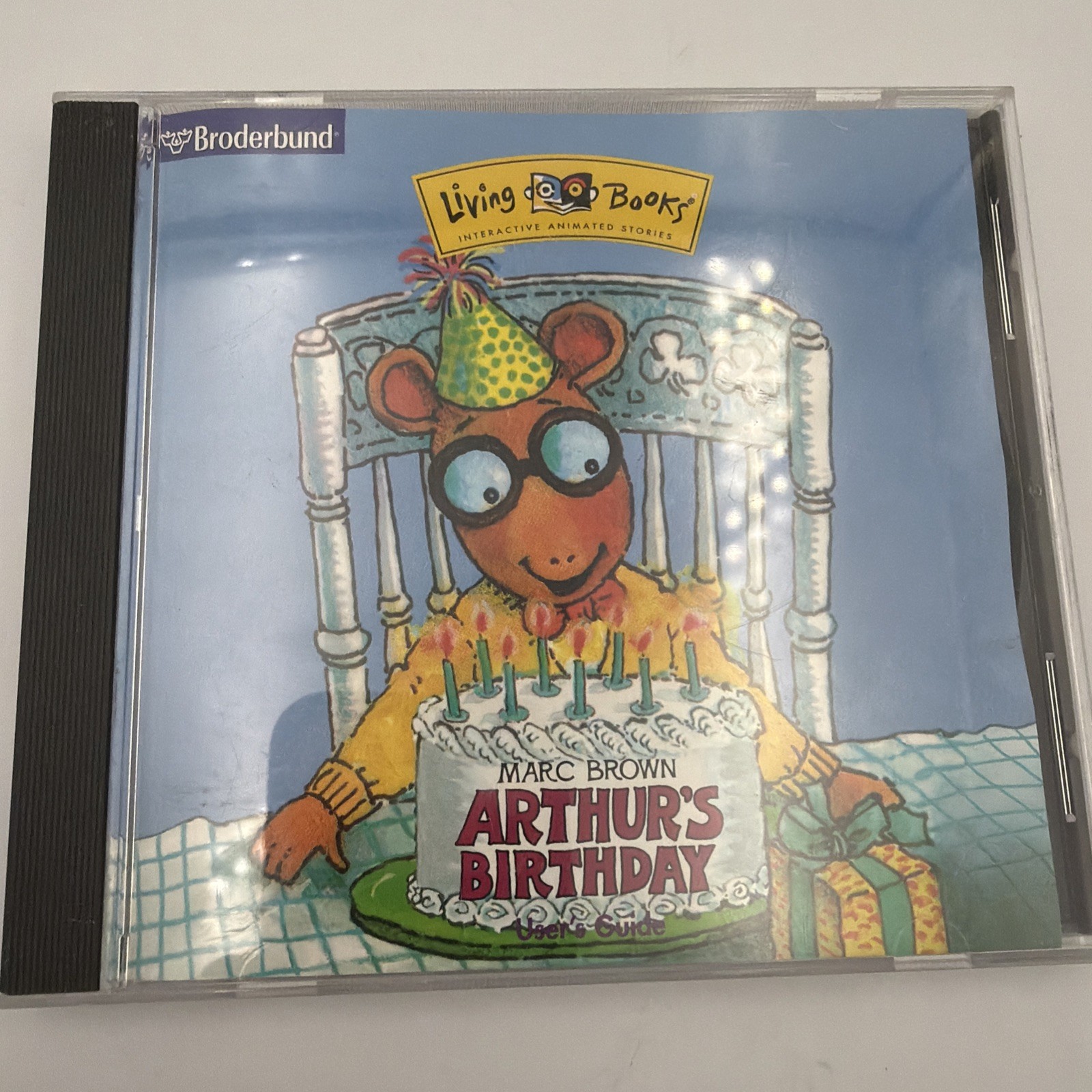 Living Books Marc Brown Arthur's Birthday Broderbund PC Mac CD-ROM Software