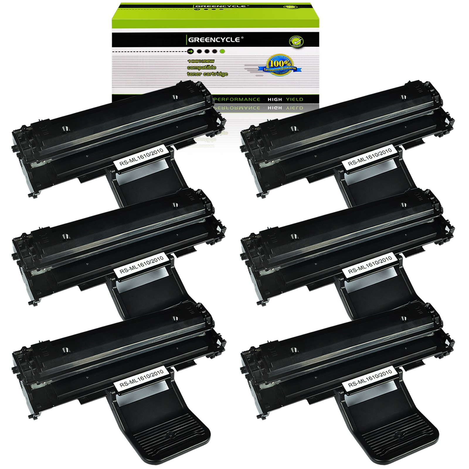 6PK ML-1610 ML-2010 Toner Cartridge Fits For Samsung ML2510 ML2570 ML2571 ML1610