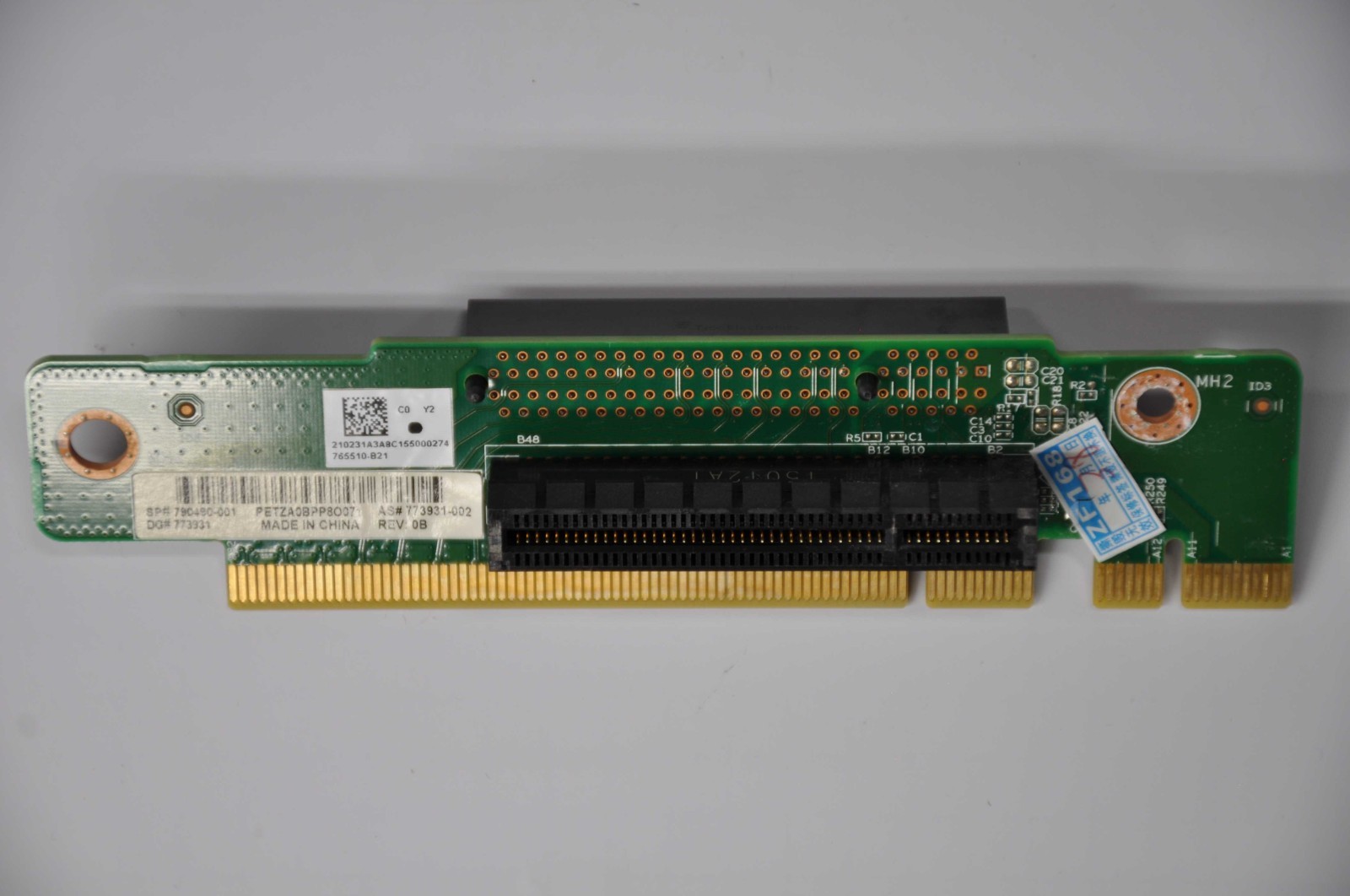 HP PCI RISER BOARD FOR HPE PROLIANT DL60 G9 / DL120 GRADE A 790490-001